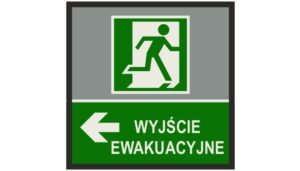 Mata JET PRINT: WYJŚCIE EWAKUACYJNE, PIERWSZA POMOC, MIEJSCE ZBIÓRKI DO EWAKUACJI - obrazek 6
