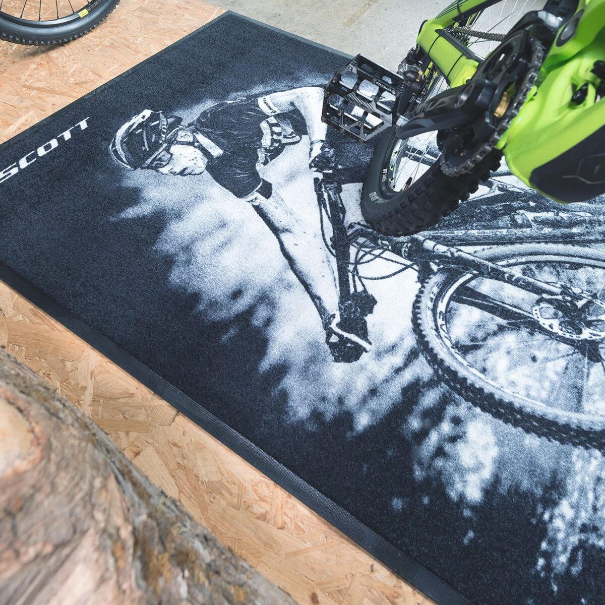 MATA WEJŚCIOWA Z LOGO JET PRINT VELOUR - najwyższa jakość druku - obrazek 4