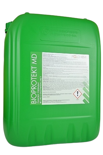 BIOPROTEKT - Neutralny, średniopianowy preparat myjąco dezynfekujący