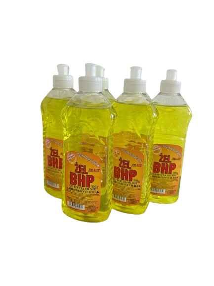 Żel BHP do mycia silnie zabrudzonych rąk ŻEL-LUX 500g karton - 12szt.