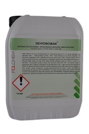 DEHYDROWAX - preparat przeznaczony do osuszania i wybłyszczania karoserii samochodowych