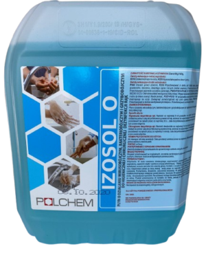 IZOSOL 0- 80% etanolu, płyn do higienicznej i chirurgicznej dezynfekcji rąk - obrazek 1