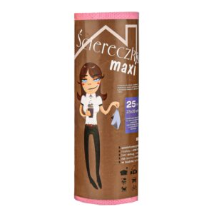 Ściereczki uniwersalne Clean Maxi Kolor 25szt. na rolce w kartonie 6 rolek - obrazek 5