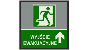 Mata JET PRINT: WYJŚCIE EWAKUACYJNE, PIERWSZA POMOC, MIEJSCE ZBIÓRKI DO EWAKUACJI - obrazek 4