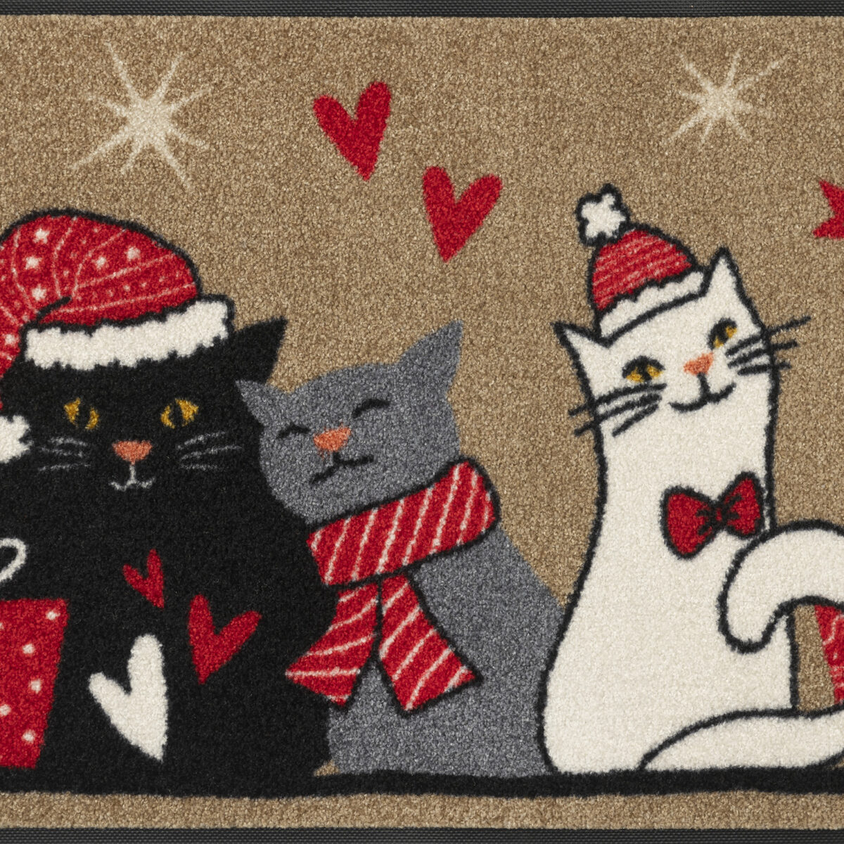 Wycieraczka Christmas Cats  50x75
