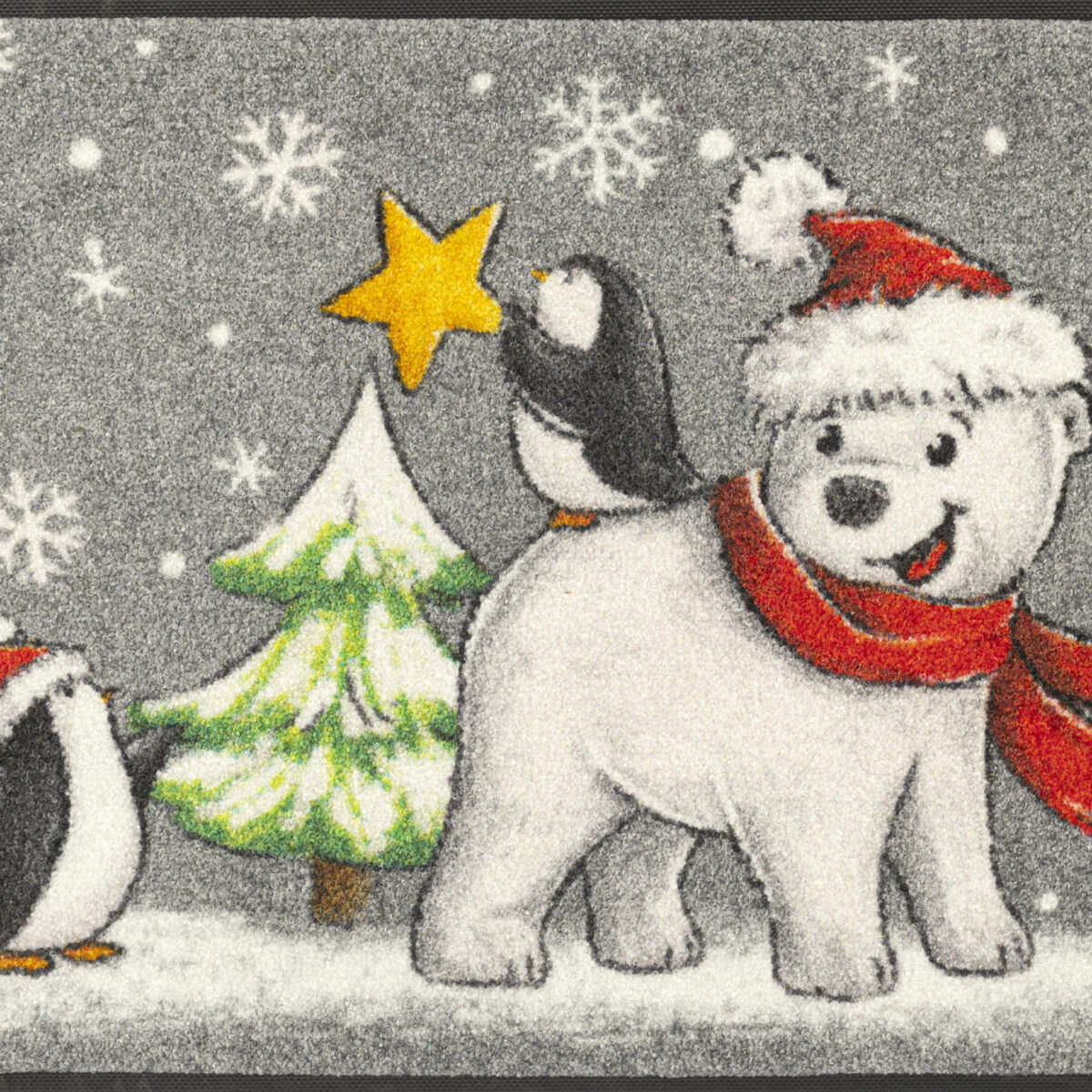 Wycieraczka Zimowi Przyjaciele 50x75