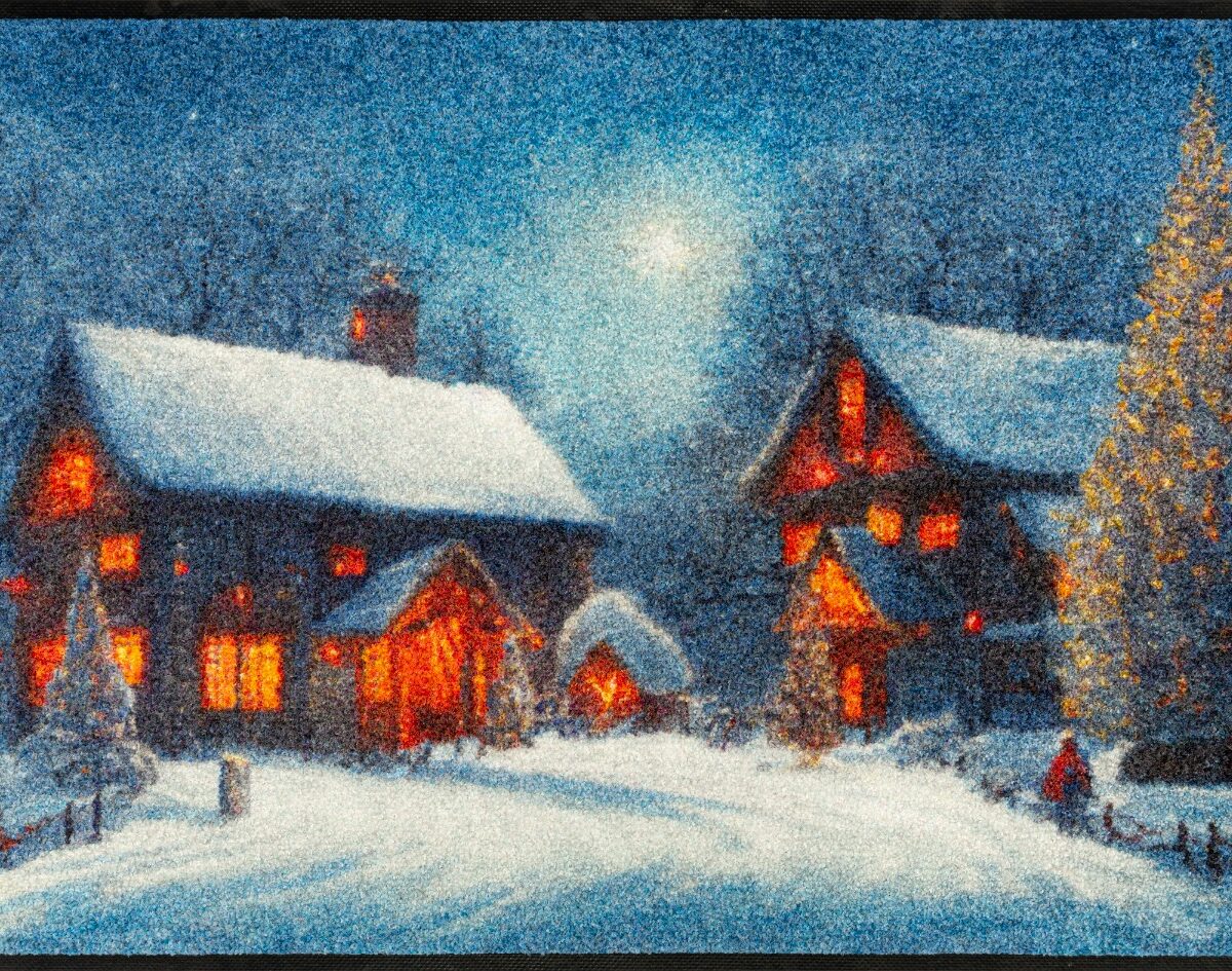 Wycieraczka Twinkle Village 50x75